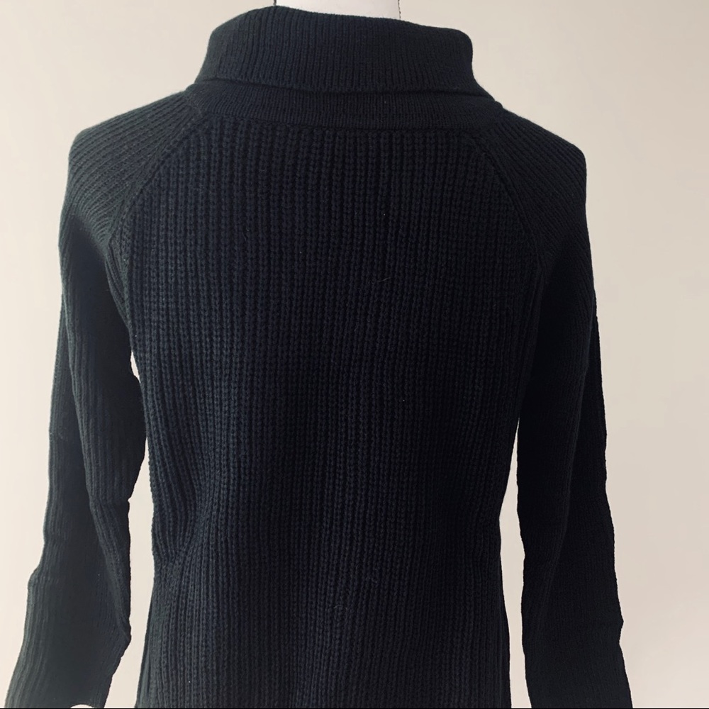 Cozy Alaska Black High Neck Pullover Sweater - Picture 9 of 11